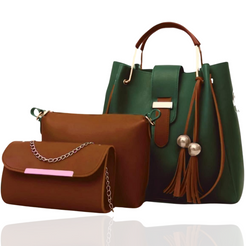 Green-High Demanded 3PC Bag Set
